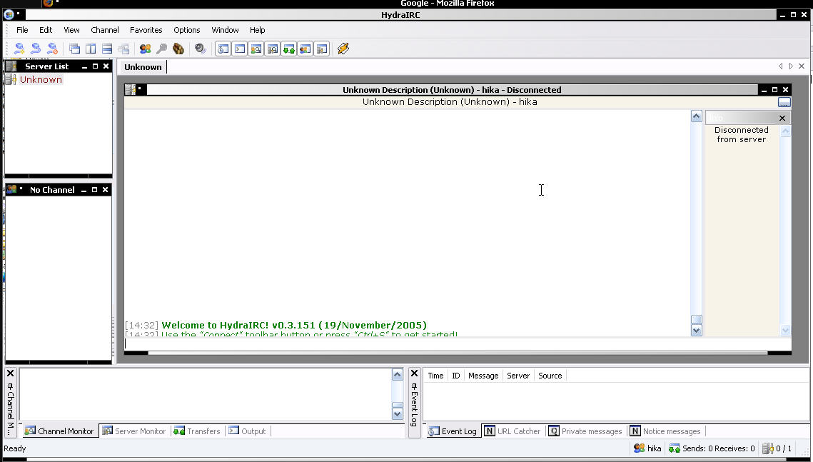 HydraIRC (offline)