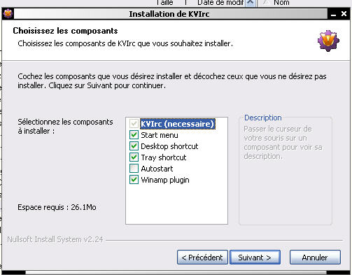 Installation de KVirc