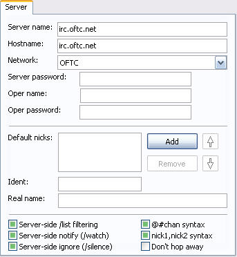 Installation de VisualIRC