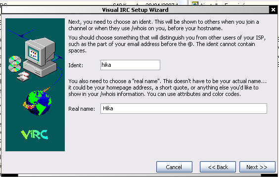 Installation de VisualIRC